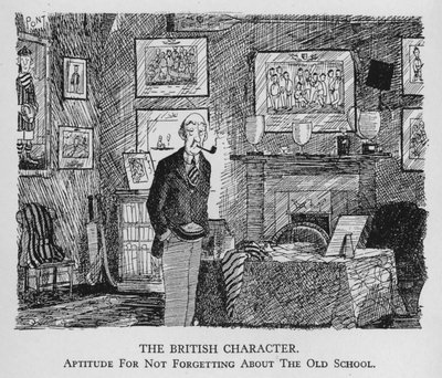 Le caractère britannique; aptitude à ne pas oublier l