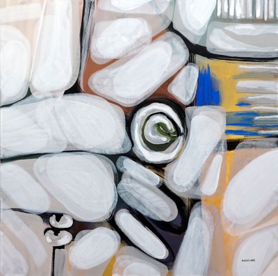 Tourbillon organique abstrait - Poonam Choudhary