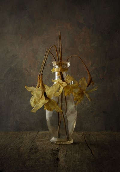 Nature morte florale mélancolique - Popa Kornel Andras