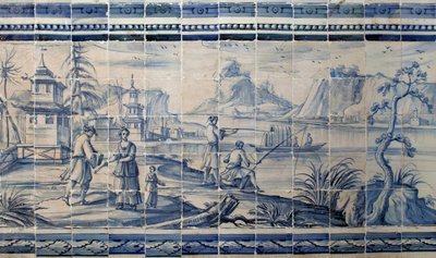 Scène sur les rives d