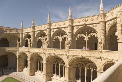Vue des cloîtres depuis la galerie supérieure - Portuguese School
