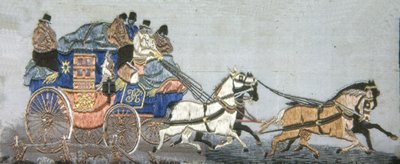 Le carrosse royal de Londres et York, Angleterre, 1879 - Possibly Thomas Stevens.