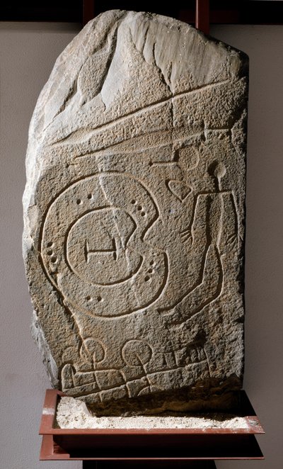 Stèle ibérique du guerrier de Solana de Cabanas. 8ème-6ème siècle av. J.-C. - Prehistoric Prehistoric