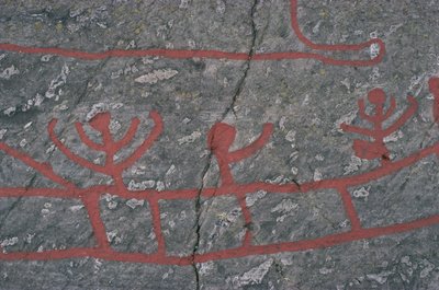 Suède, comté de Vastra Gotaland, Norrkoping, gravures rupestres à Tanum ou Tanumshede - Prehistoric Prehistoric