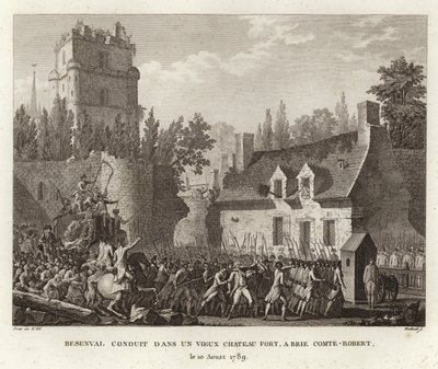 Le baron de Besenval de Brunstatt amené au Grand Châtelet à Paris - Prieur