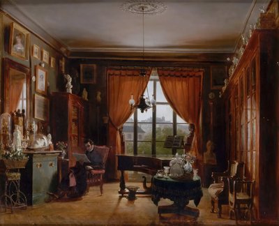 Pierre-Joseph-Guillaume Zimmermann dans son appartement au Square d