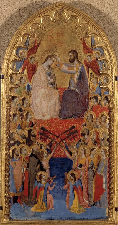 Couronnement de la Vierge par Puccio di Simone - Puccio di Simone