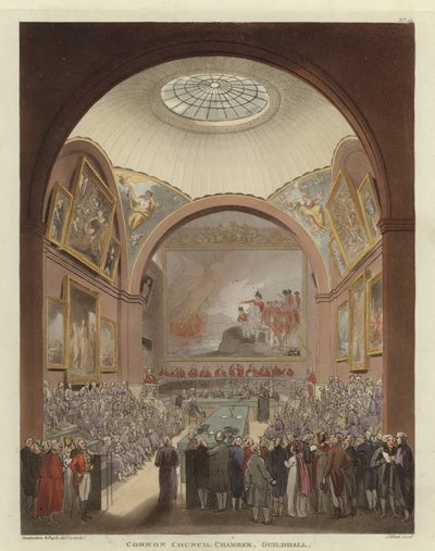 Chambre du Conseil Commun - Pugin and Rowlandson