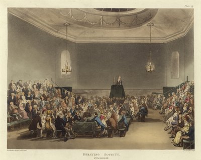 Société de débat - Pugin and Rowlandson