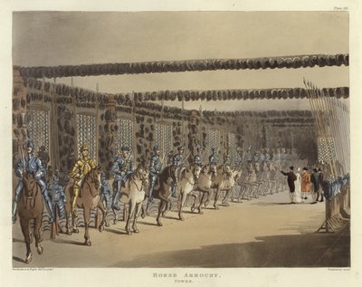 Armurerie de chevaux - Pugin and Rowlandson