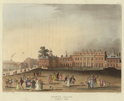 Palais de la Reine - Pugin and Rowlandson