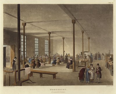 Hôpital de travail - Pugin and Rowlandson