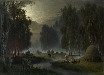 Faneurs. Repos du soir - Pyotr Alexandrovich Sukhodolsky