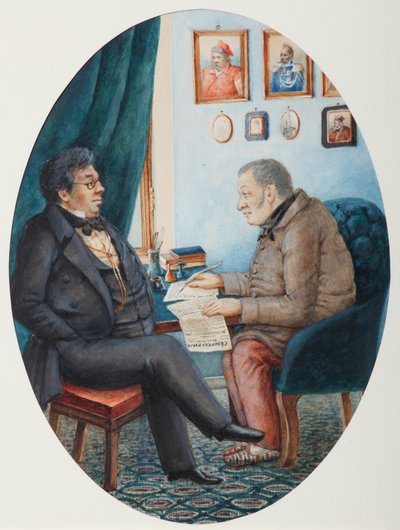 Faddey Venediktovich Bulgarin et Nikolaï Ivanovitch Gretsch, 1849 - Pyotr Andreyevich Karatygin