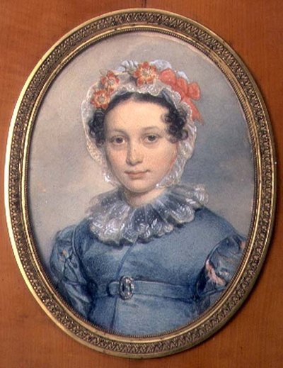 Portrait de la comtesse Sofia Stepanovna Shcherbatova (1798-1885) - Pyotr Fyodorovich Sokolov