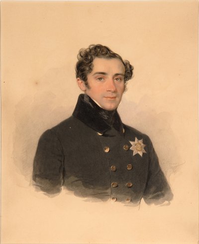Portrait du prince Alexandre Fiodorovitch Golitsyne 1796-1864, 1838 - Pyotr Fyodorovich Sokolov