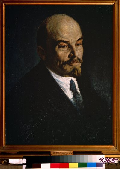 Portrait de Vladimir Lénine - Pyotr Ivanovich Kelin