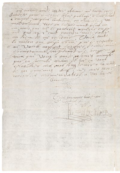 Lettre en français d