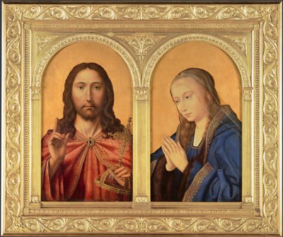 Diptyque : Christ et la Vierge - Quentin Massys or Metsys