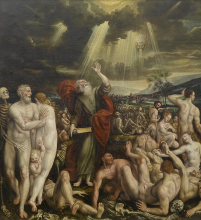 La Vision du prophète Ézéchiel - Quentin Massys or Metsys