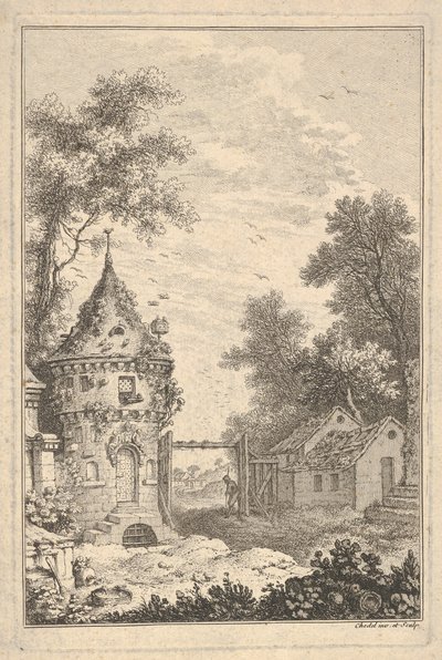 Scène de jardin - Quentin Pierre Chedel