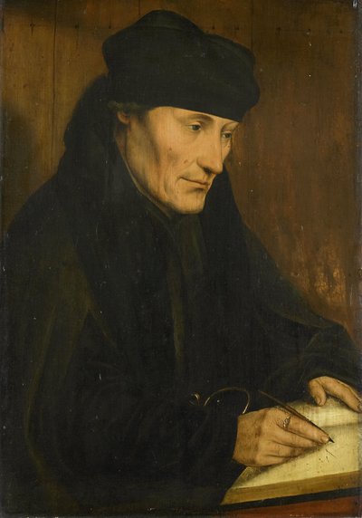 Portrait de Desiderius Erasmus - Quinten Massijs (I) (copy after)
