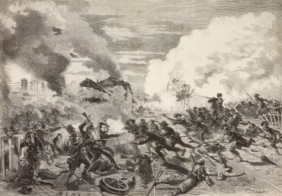 Arrivée de la division du général Fanti, bataille de Magenta, 4 juin - Quinto Cenni