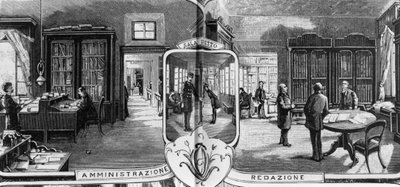 Bureaux des frères Treves, personnel de rédaction et d