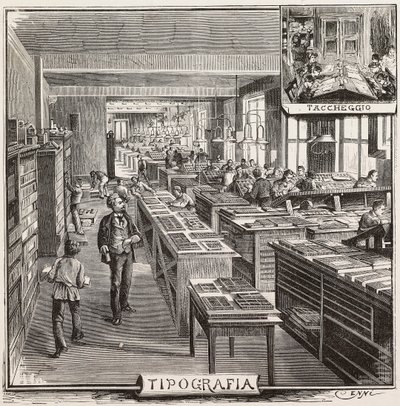 Typographie dans la maison d
