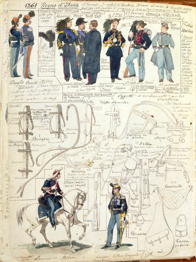 Uniformes et équipements de diverses forces du Royaume d