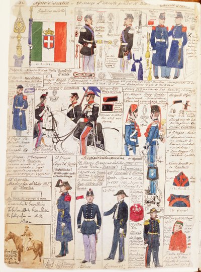 Uniformes du Risorgimento italien - Quinto Cenni