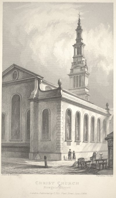 Église du Christ, Newgate Street - R. W. Billings
