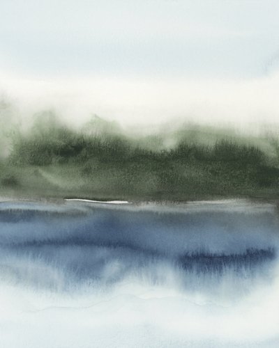 Paysage abstrait serein - Rachel Elise