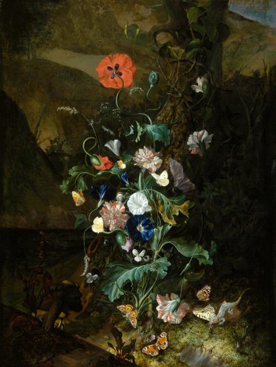 Arrangement de fleurs près d