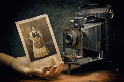 Portrait pris avec un appareil photo vintage - Raffaele Corte