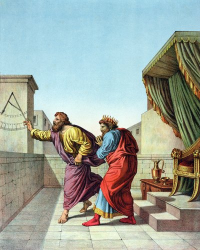 Le roi Ézéchias reçoit un signe de Dieu par l