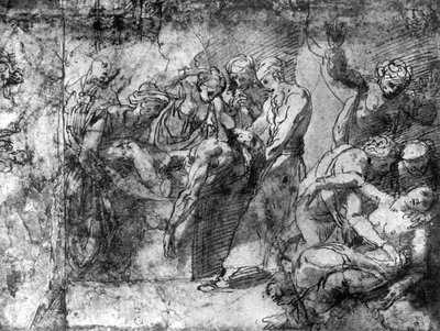 Étude pour une Mise au Tombeau, attribuée à Raphaël, 1913 - Raffaello Sanzio Raphael