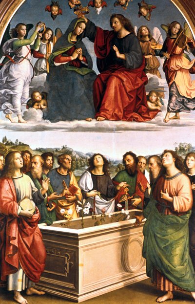 Couronnement de la Vierge, Autel Oddi, 1502-1503 - Raffaello Sanzio Raphael