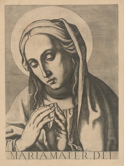Buste de la Vierge - Raffaello Schiaminossi