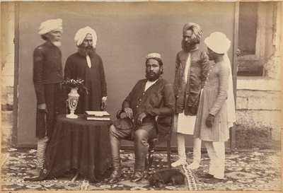 Ramkishore Singh, Rewa (recto, en haut) - Raja Deen Dayal