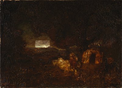 Les constructeurs de canoës - Ralph Albert Blakelock