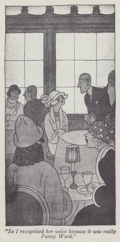 Illustration pour Gentlemen Prefer Blondes par Anita Loos (lithographie) - Ralph Barton