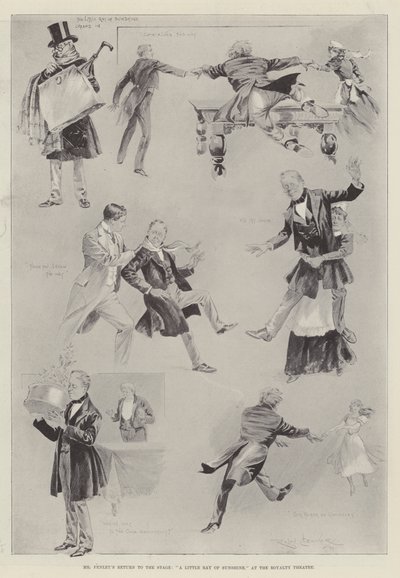Retour de M. Penley sur scène, Un petit rayon de soleil, au Royalty Theatre - Ralph Cleaver