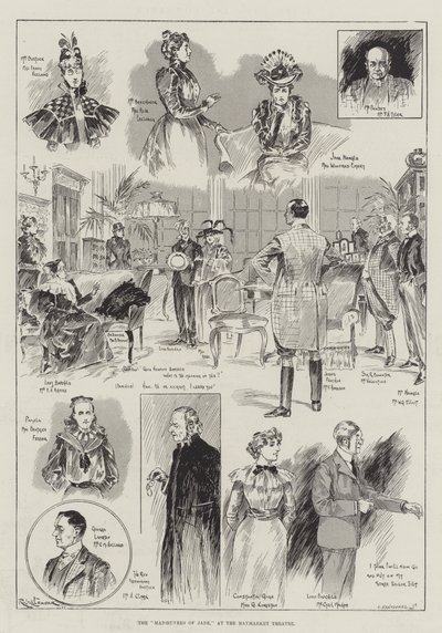 Les manœuvres de Jane, au Haymarket Theatre - Ralph Cleaver