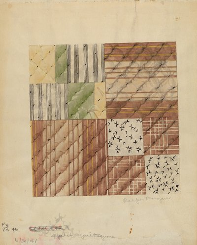 Carré de quilt - Ralph N. Morgan