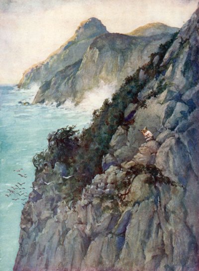Illustration pour Robinson Crusoé par Daniel Defoe - Ralph Noel Pocock