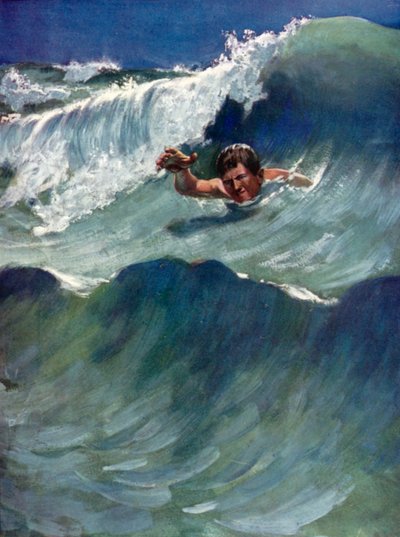 Illustration pour Robinson Crusoé de Daniel Defoe - Ralph Noel Pocock