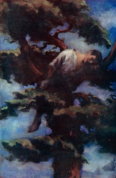 Illustration pour Robinson Crusoé de Daniel Defoe - Ralph Noel Pocock