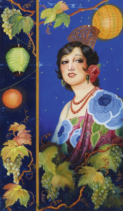 Jeune femme avec châle, vers 1925 - Ramón José Izquierdo y Garrido