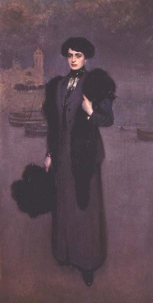 Portrait de Dolores Vidal - Ramon Casas i Carbo